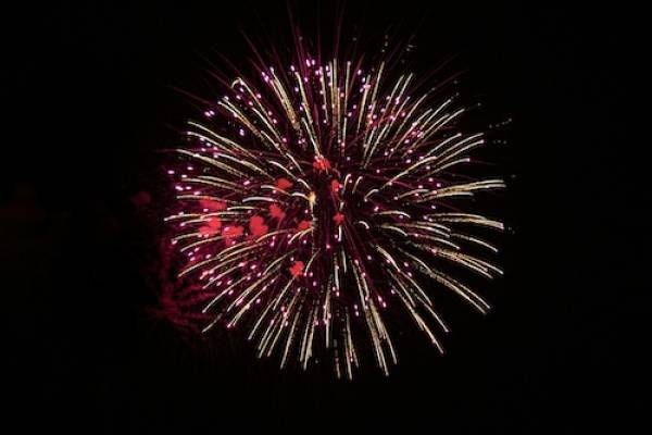 fireworks at HarborWalk Village