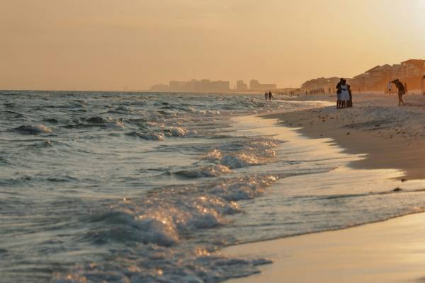 Destin beach shore