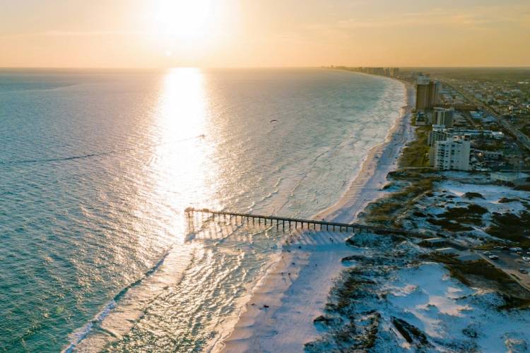 Destin Pier and beach